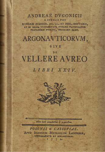 Andreas Dugonicius, Argonautica Fakszimile kiads.