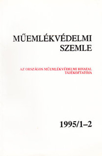 Memlkvdelmi szemle 1995/1-2