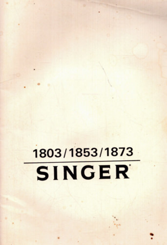 Singer 1803/1853/1873