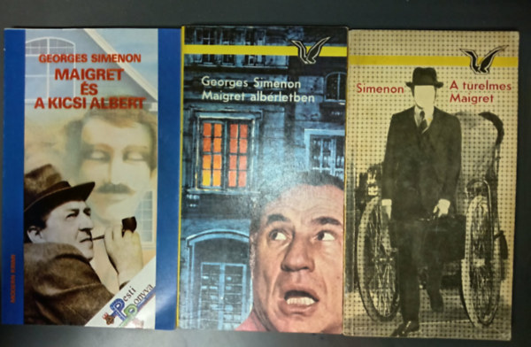 Maigret �s a kicsi alb�rlet + Maigret alb�rletben + Maigret a t�relmes (3 k�tet)