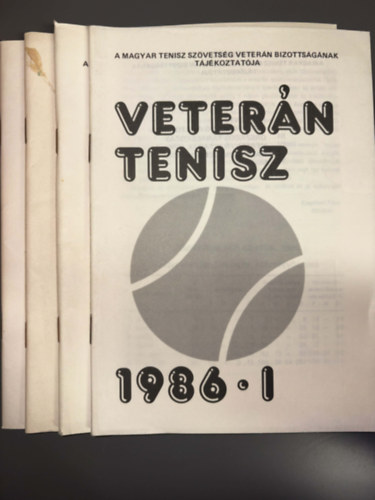 Veter�n tenisz 1986 I-IV.