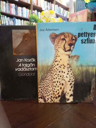 Joy Adamson Jan Kozák - Vadász könyvcsomag 2 darabos: A tajgán vadásztam, A pettyes szfinx