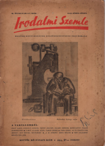 Irodalmi Szemle II. vf. 6-7. szm 1948 jnius-jlius