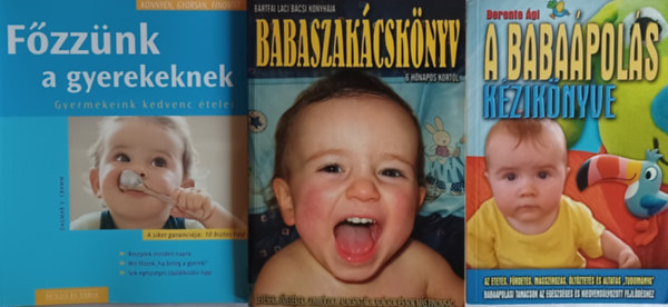 Baba knyvcsomag: A babapols kziknyve + Babaszakcsknyv  +  Fzznk a gyerekeknek (3 m)