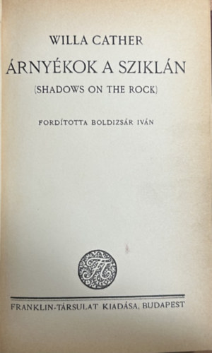 �rny�kok a szikl�n