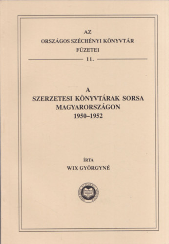A szerzetesi knyvtrak sorsa Magyarorszgon, 1950-1952