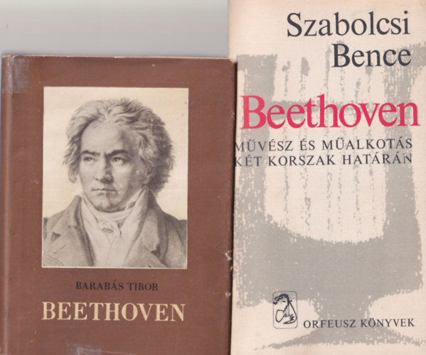 3 db Beethoven knyv: Miniatrk + Beethoven + Beethoven - mvsz s malkots kt korszak hatrn