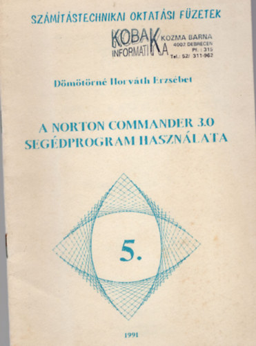 A norton commander 3.0 segdprogram hasznlata