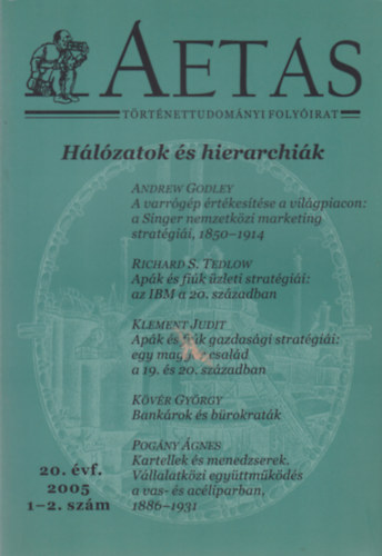 Aetas 20. vf. 2005 1-2. szm - Hlzatok s hierarchik