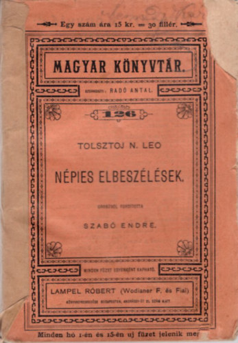 Tolsztoj N. Leo - Npies elbeszlsek