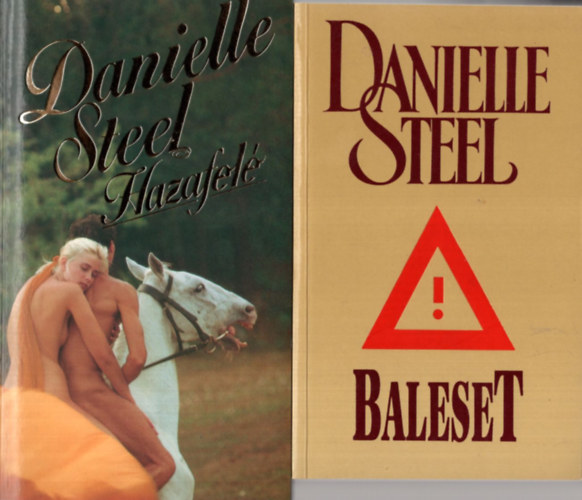 4 db Danielle Steel knyv ( egytt ) 1. Szerelem, 2. Szerelmes nyrut, 3. Baleset, 4. Hazafel