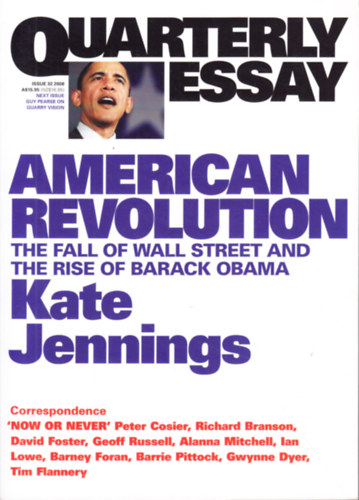american Revolution - The fall of Wall Street and the rise of Barack Obama