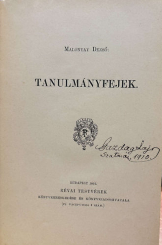 Tanulmnyfejek