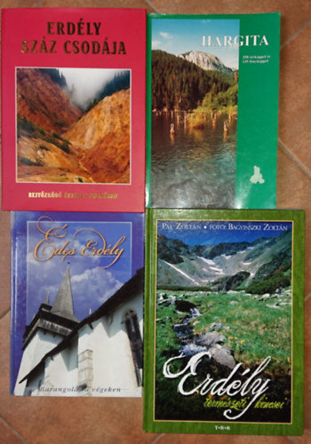 4 album Erdly csodirl: Erdly szz csodja, des Erdly, Erdlyy termmszeti kincsei, Hargita