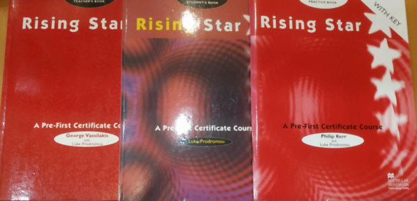 3 db Rising Star Pre-First Certificate Course: Practice Book with Key + Student's Book + Teacher's Book