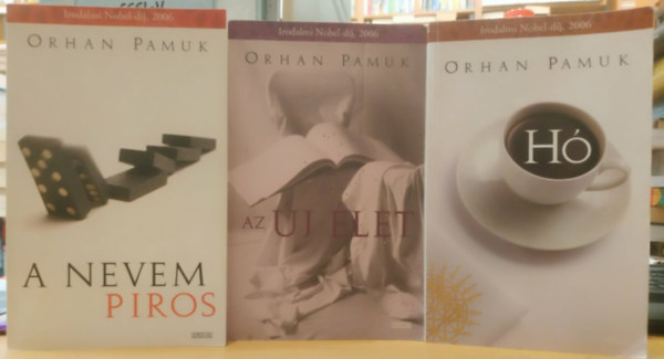 3 db Orhan Pamuk: H� + Az �j �let + A nevem Piros