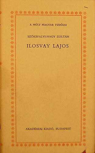 Ilosvay Lajos (A mlt magyar tudsai)