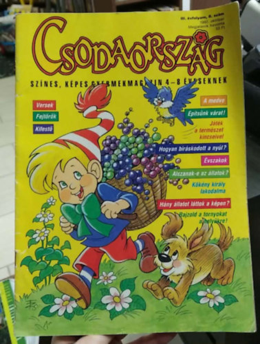 Csodaorsz�g III. �vfolyam, 8. sz�m (1992. okt�ber)