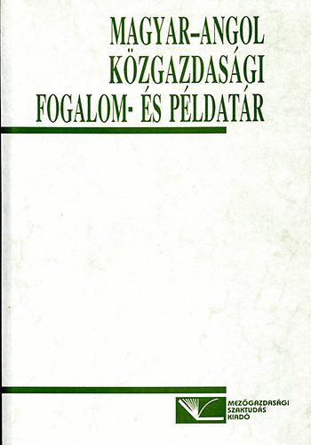 Magyar-angol Kzgazdasgi fogalom s pldatr