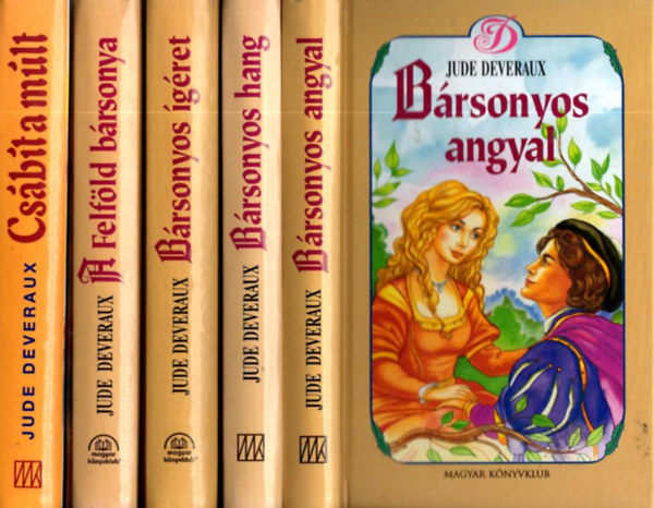 5 db. romantikus regny (Brsonyos angyal + Brsonyos hang + Brsonyos gret + A Felfld brsonya + Csbt a mlt)