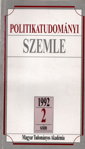 Politikatudomnyi szemle 1992/2. szm