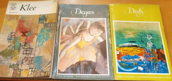 3 db fest: Degas + Dufy + Klee