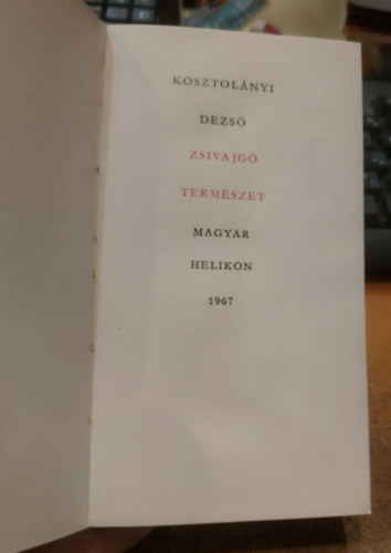 Zsivajg� term�szet