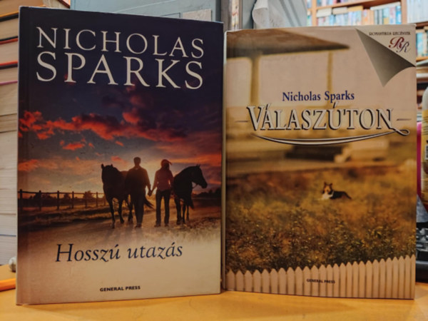 2 db Nicholas Sparks: Hossz utazs + Vlaszton