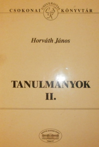 Tanulmnyok II.