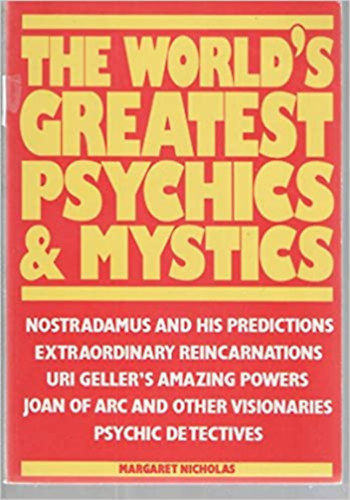 Margaret Nicholas - The world's greatest psychics and mystics