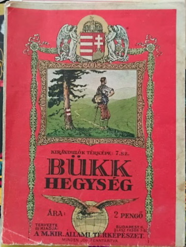 B�kk hegys�g 1:50000. Kir�ndul�k t�rk�pe 7. sz�m