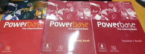 Chris Faram, Irene Barrall David Evans - Powerbase Pre-intermediate + Study Book + Teacher's Book (3 ktet)