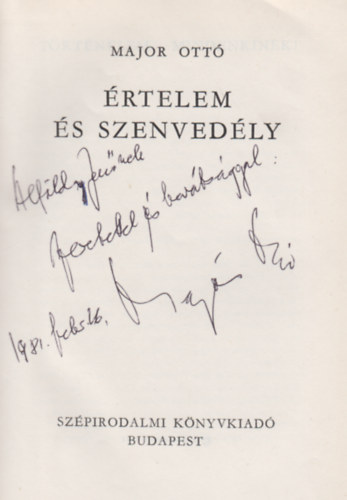 �rtelem �s szenved�ly