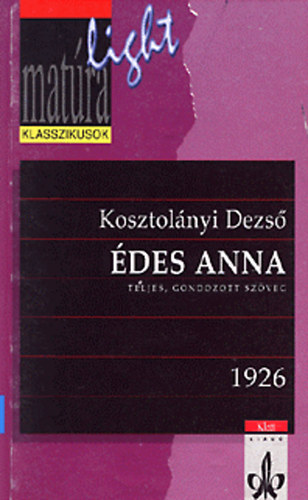 des Anna - Teljes, gondozott szveg (Matra Light)