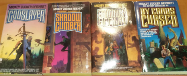 Mickey Zucker Reichert - 4 db Bifrost Guardians Series: Godslayer (1); Shadow Climber (2); Shadows Realm (4);By Chaos Cursed (5)
