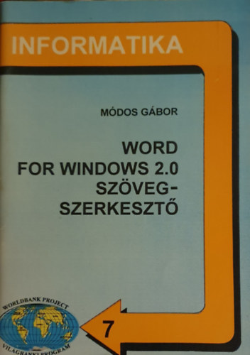 Word for Windows 2.0 szvegszerkeszt
