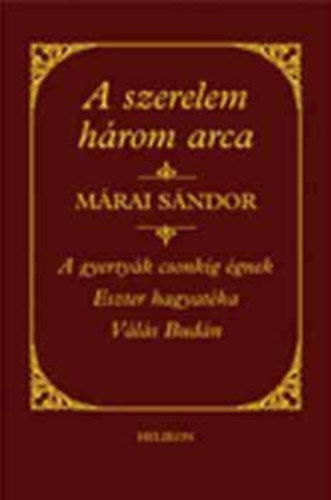 A szerelem hrom arca - Dszkiads