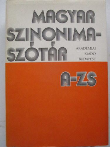 Magyar szinonimasztr (A-Zs)