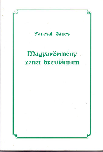 Magyarrmny zenei brevirium