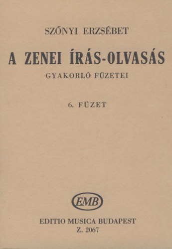 Sznyi Erzsbet - A zenei rs-olvass 6.
