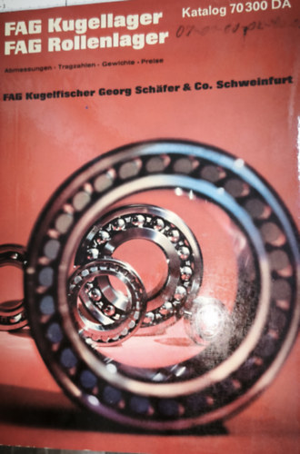 FAG Kugellager, FAG Rollenlager
