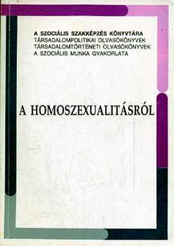 Tth Lszl  (szerk.) - A homoszexualitsrl