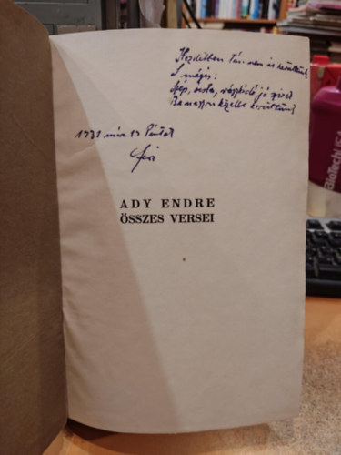 Ady Endre - Ady Endre sszes versei