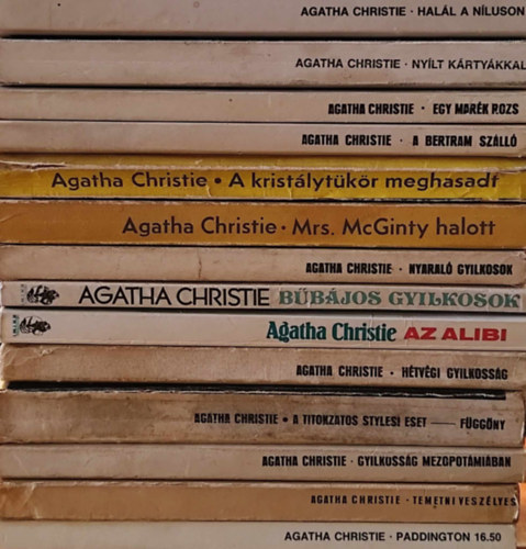 14 db Agatha Christie ktet