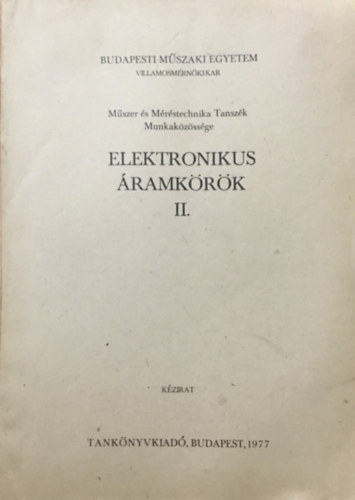 Elektronikus ramkrk II. nemlineris s kapcsolzem elek...