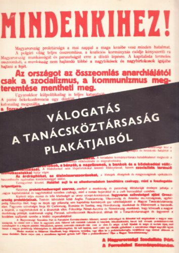 Mindenkihez!  - Vlogats a Tancskztrasasg plaktjaibl (11db. plakt reprintje, mappban)