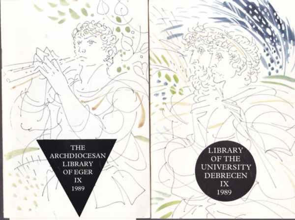 10 db magyar knyvtr angol nyelven: Library of the University Debrecen IX. 1989 ...