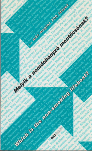 Melyik a nemdoh�nyz� ment�cs�nak? ...m�r megint 700 id�zet