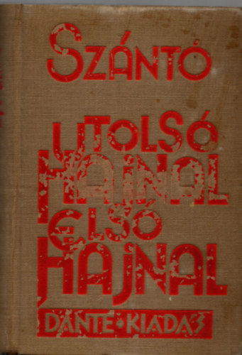 Utols hajnal, els hajnal