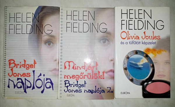 Helen Fielding knyvcsomag (3 m) Bridget Jones naplja + Mindjrt megrlk (Bridget Jones naplja 2.) + Olivia Joules s a tlfttt kpzelet